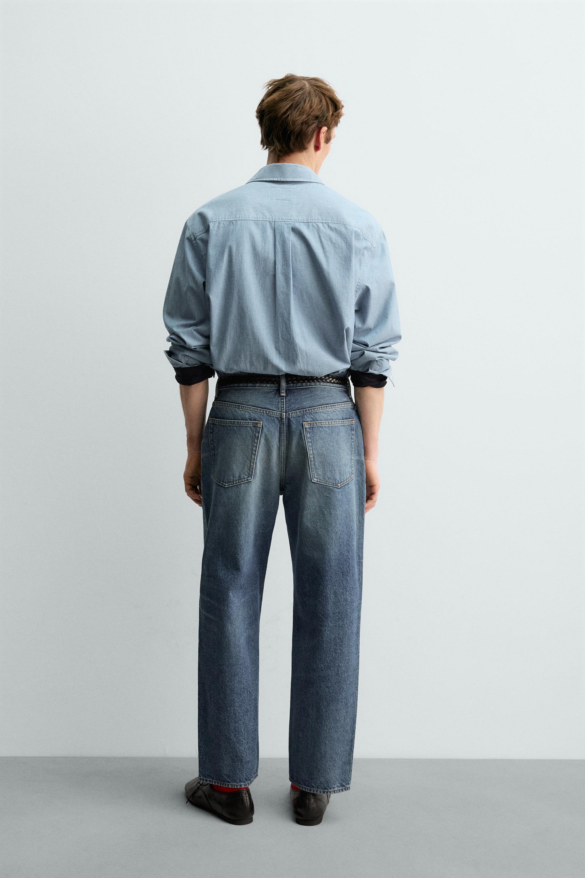 RELAXED STRAIGHT FIT JEANS AARON LEVINE X ZARA